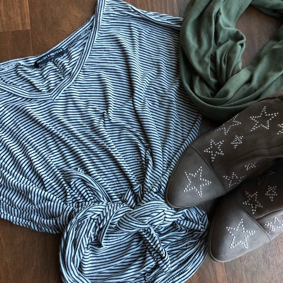 Brandy Melville Striped Top One Size - Picture 3 of 6